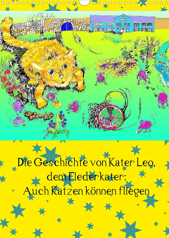 Posterbuch ohne Kalendarium/ A3 / Kater Leo Flederkater