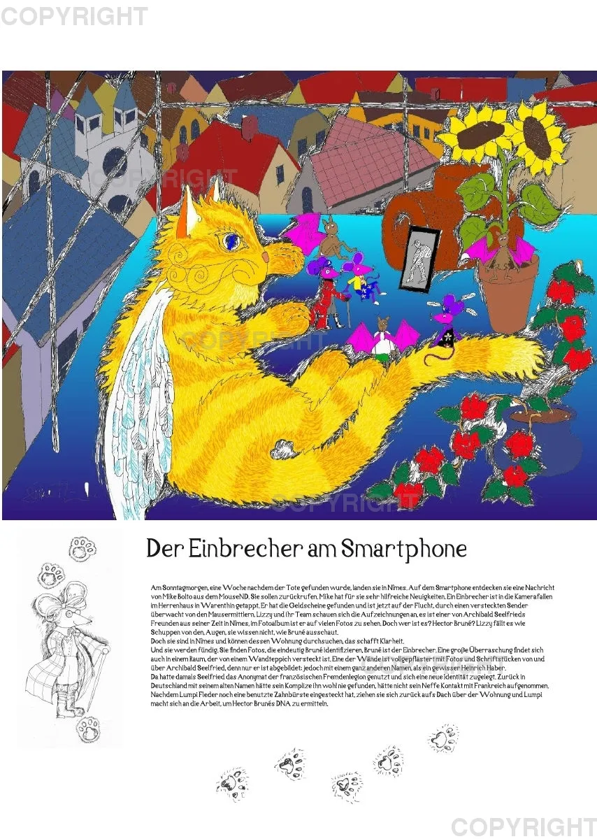 Posterbuch ohne Kalendarium / A3 / Inspector Lizzy Bergmouse