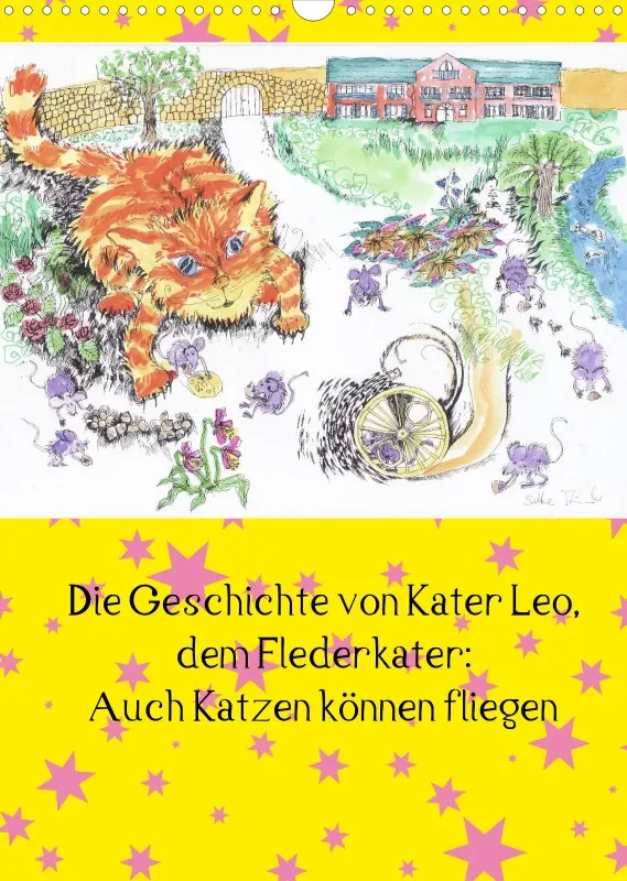 Posterbuch ohne Kalendarium / A3 / Kater Leo, der Flederkater