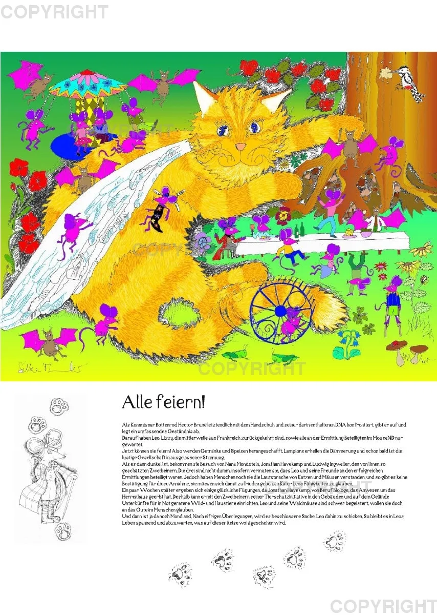 Posterbuch ohne Kalendarium / A3 / Inspector Lizzy Bergmouse