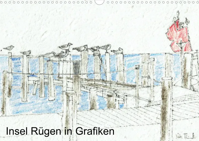Insel Rügen in Grafiken / Posterbuch ohne Kalendarium