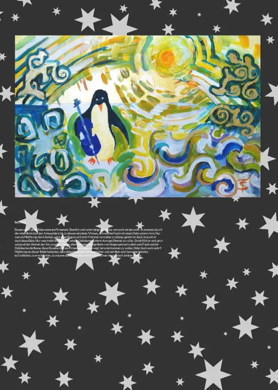 Posterbuch ohne Kalendarium / A4 / Eine Herde blauer Pferde