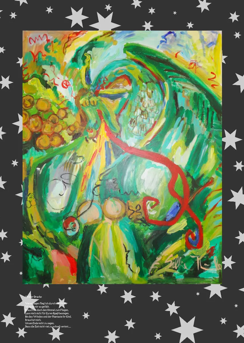 Posterbuch ohne Kalendarium / A3 / Eine Herde blauer Pferde