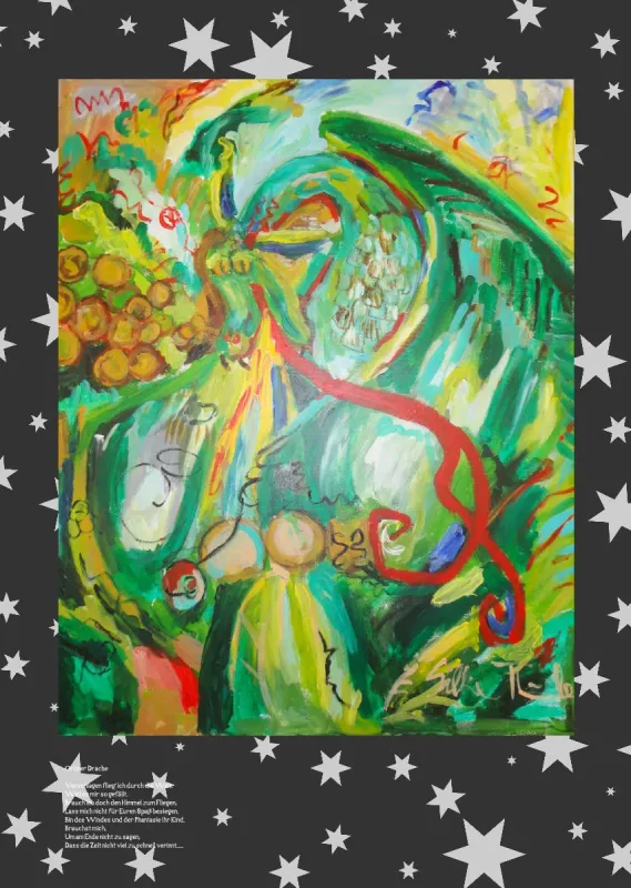 Posterbuch ohne Kalendarium / A3 / Eine Herde blauer Pferde