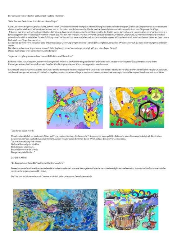 Posterbuch ohne Kalendarium/ A4 / 13-mal Katzenleben