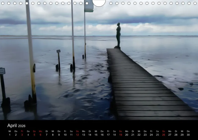 Dangast, Kunst am Jadebusen Kalender A4 (DE)