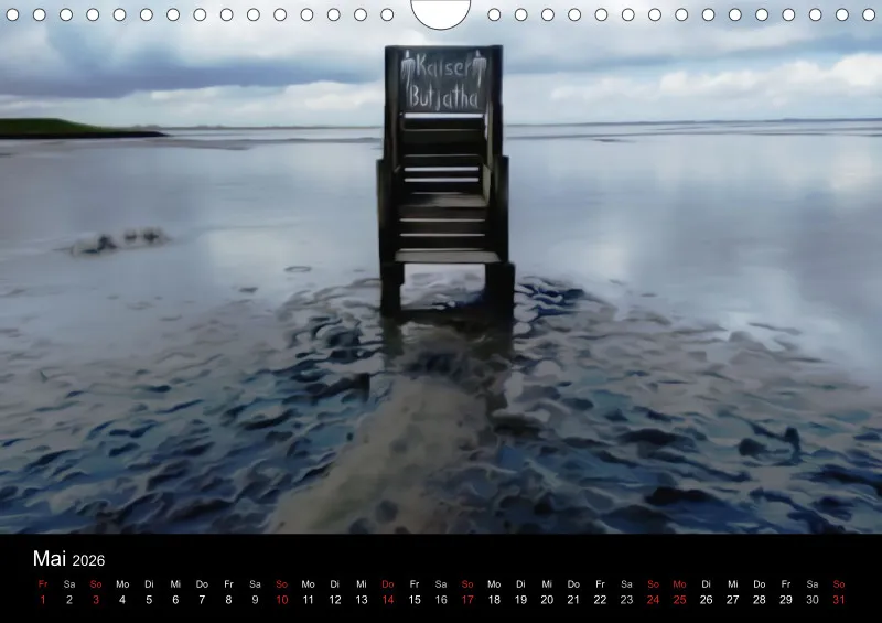 Dangast, Kunst am Jadebusen Kalender A4 (DE)
