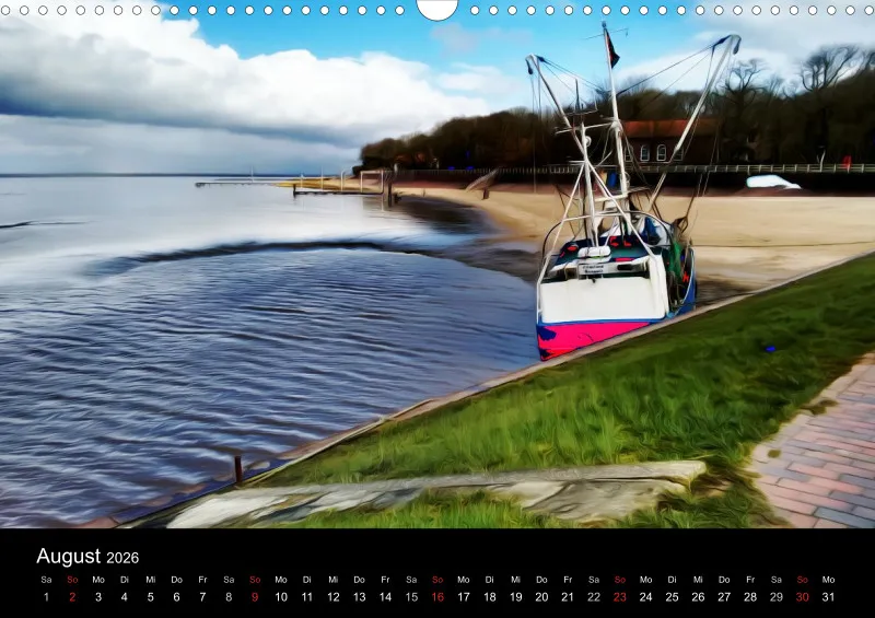 Dangast, Kunst am Jadebusen Kalender A3 (DE)