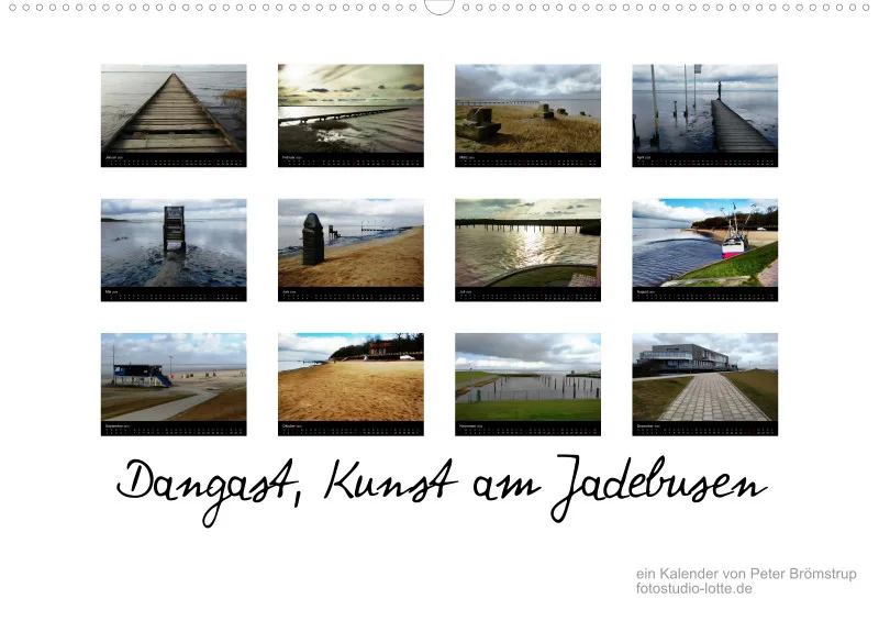 Dangast, Kunst am Jadebusen Kalender A2 (DE)