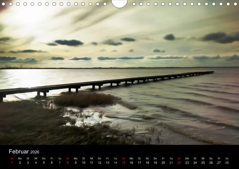 Dangast, Kunst am Jadebusen Kalender A4 (DE)