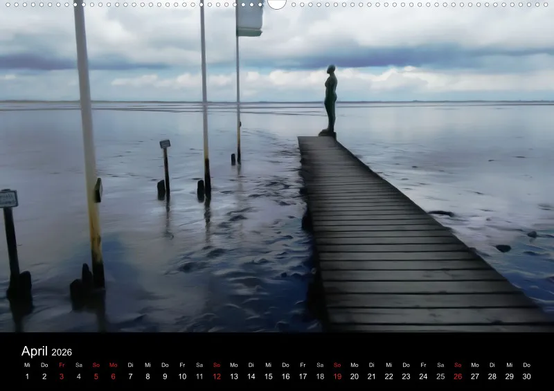 Dangast, Kunst am Jadebusen Kalender A2 (DE)