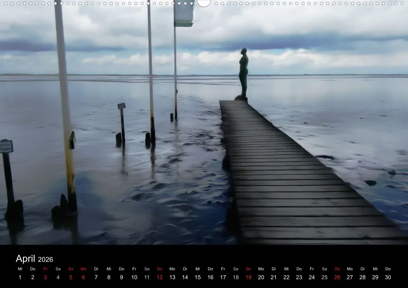 Dangast, Kunst am Jadebusen Kalender A2 (DE)