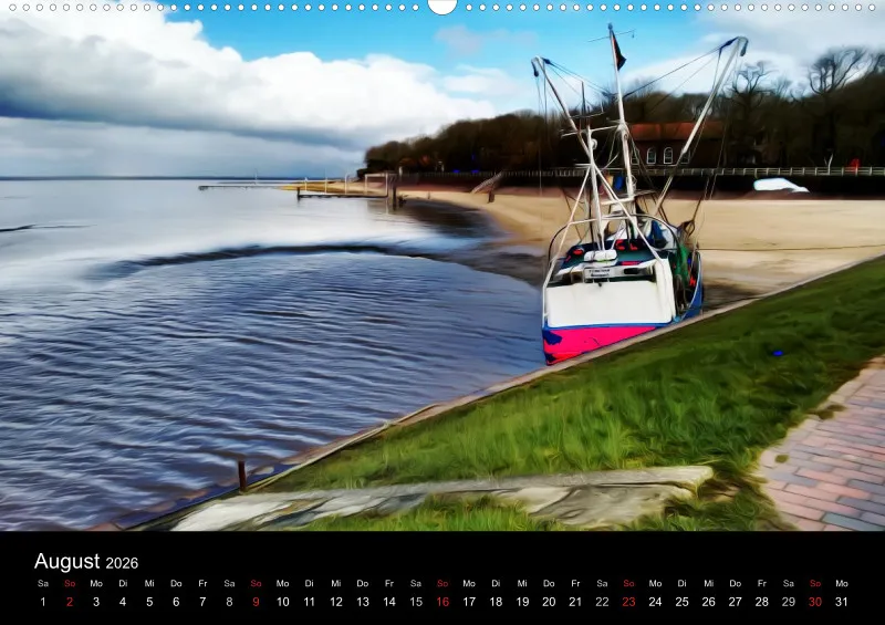 Dangast, Kunst am Jadebusen Kalender A2 (DE)