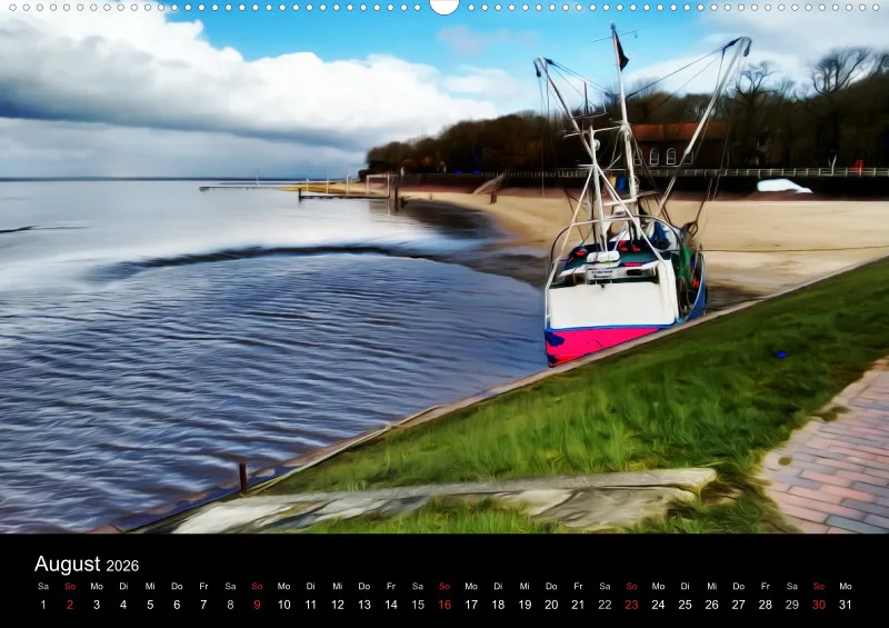 Dangast, Kunst am Jadebusen Kalender A2 (DE)