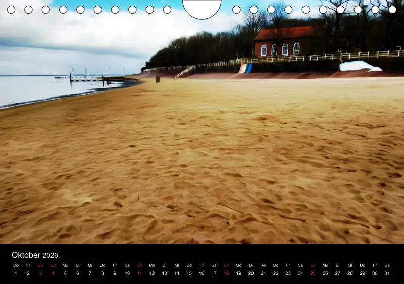 Dangast, Kunst am Jadebusen Kalender A5 (DE)