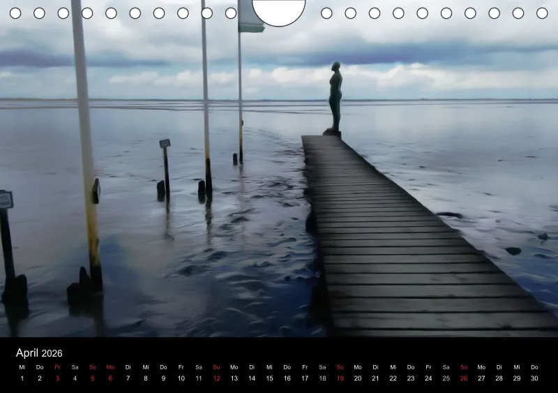 Dangast, Kunst am Jadebusen Kalender A5 (DE)