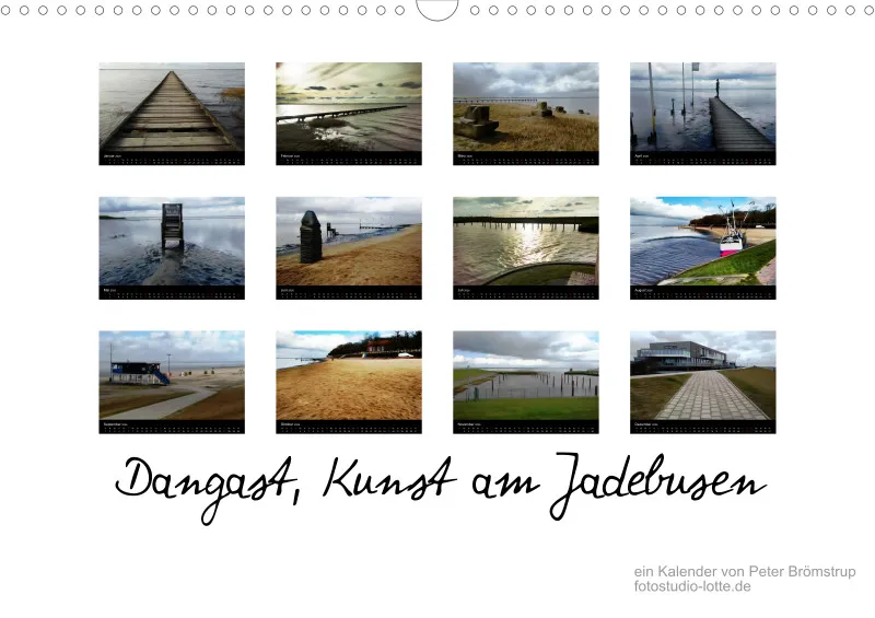 Dangast, Kunst am Jadebusen Kalender A3 (DE)