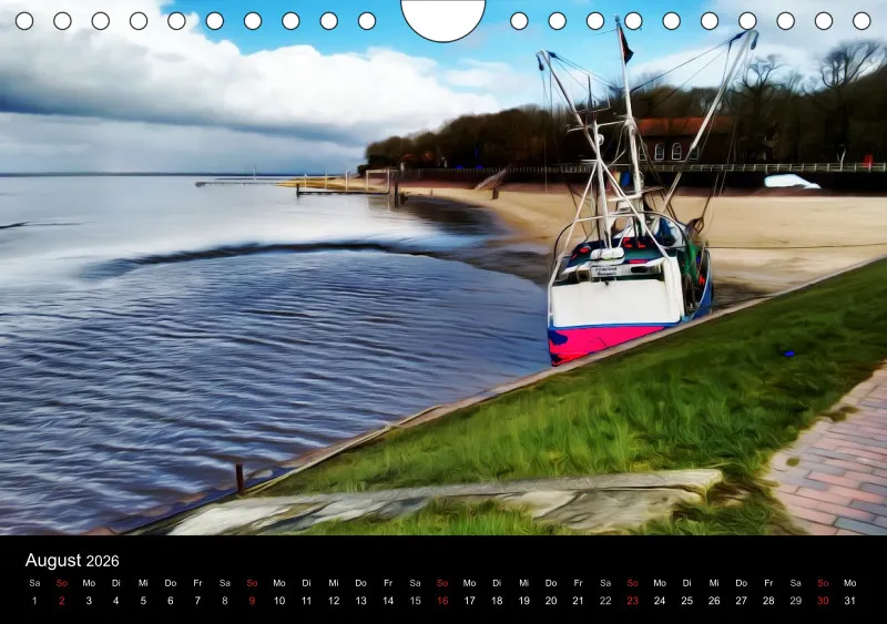 Dangast, Kunst am Jadebusen Kalender A5 (DE)