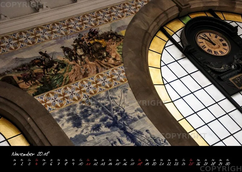 (18) Bildkalender A3 quer - Porto 2018