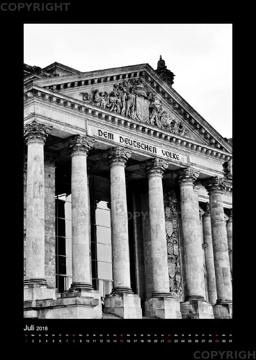 (12) Bildkalender A3 hoch - Berlin 2018