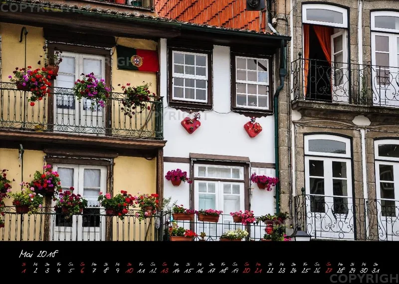 (20) Bildkalender A3 quer - Portugal 2018