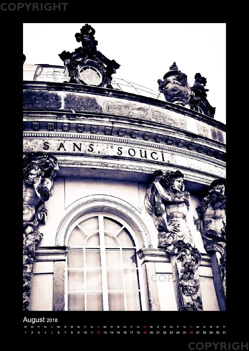 (12) Bildkalender A3 hoch - Berlin 2018