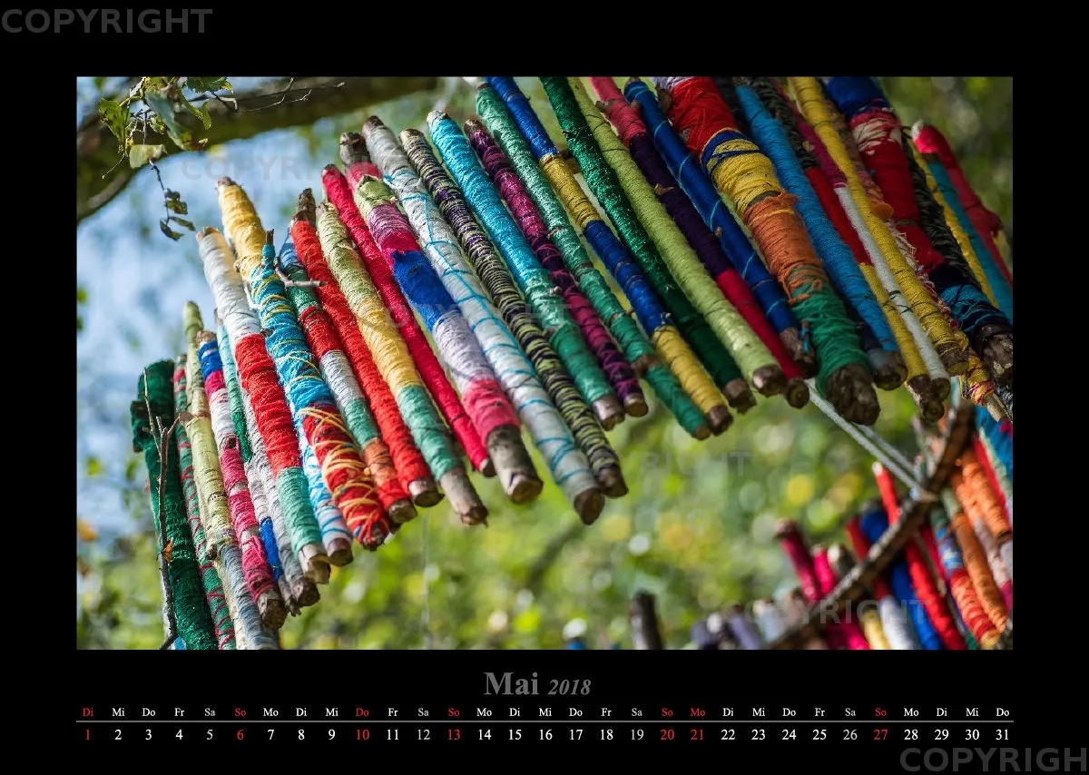 (45) Bildkalender A3 quer - Gartenschau 2018