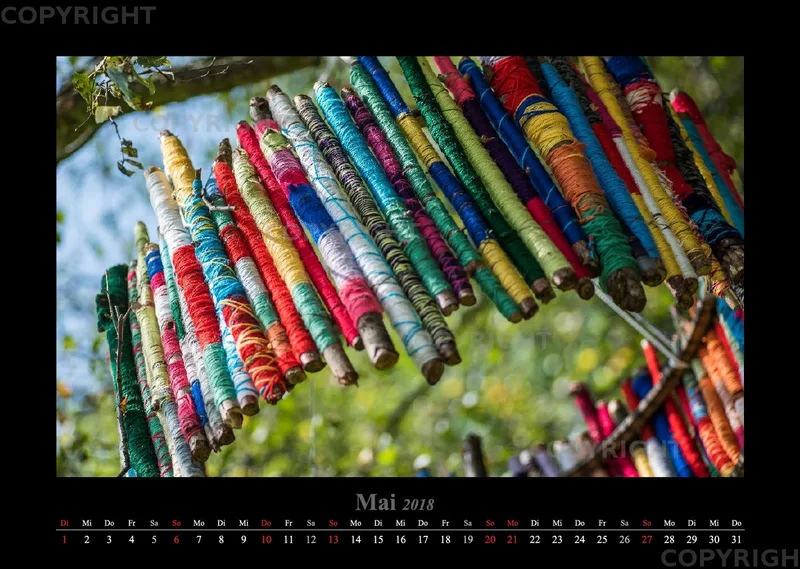 (45) Bildkalender A3 quer - Gartenschau 2018