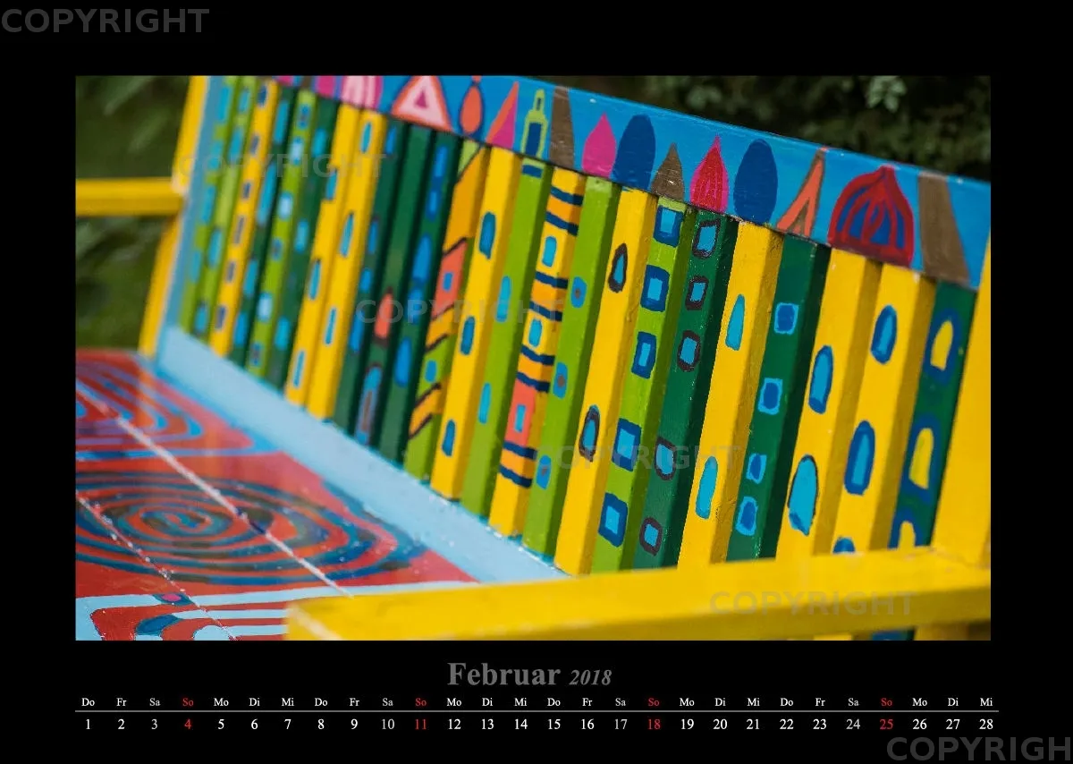 (45) Bildkalender A3 quer - Gartenschau 2018
