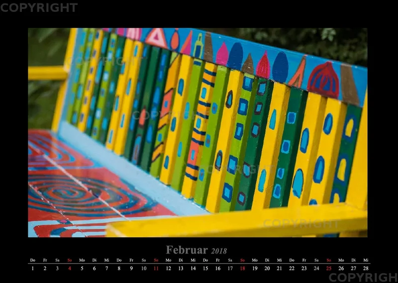 (45) Bildkalender A3 quer - Gartenschau 2018