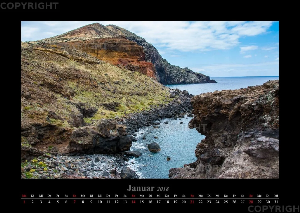 (26) Bildkalender A3 quer - Madeira 2018