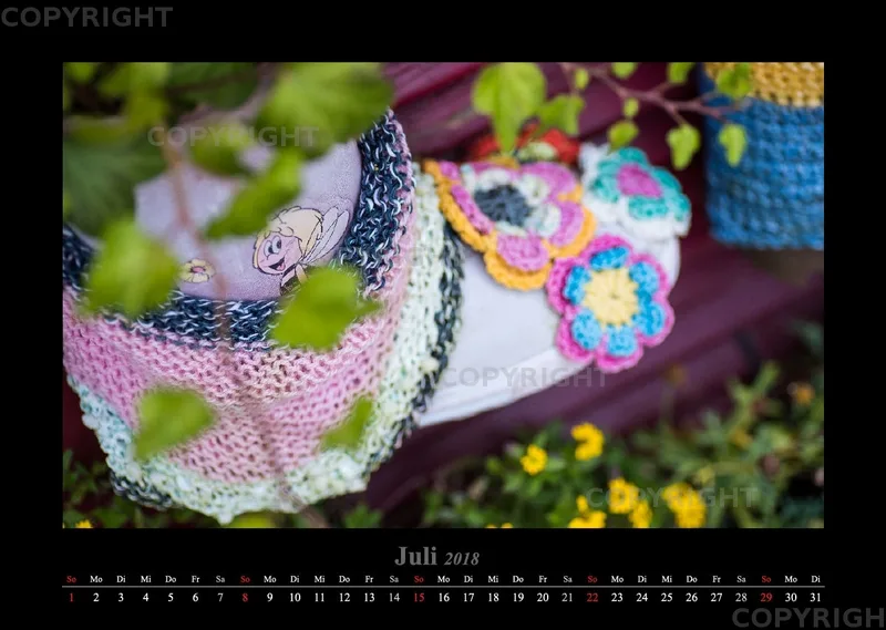 (45) Bildkalender A3 quer - Gartenschau 2018