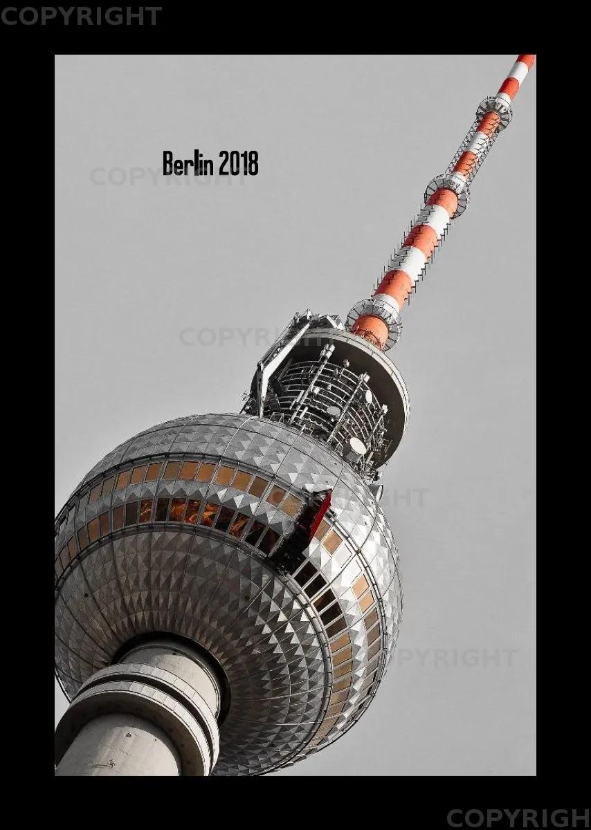 (12) Bildkalender A3 hoch - Berlin 2018