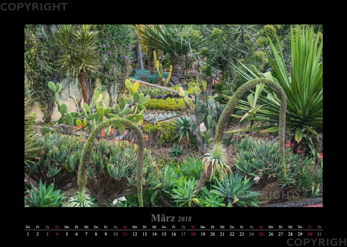 (26) Bildkalender A3 quer - Madeira 2018