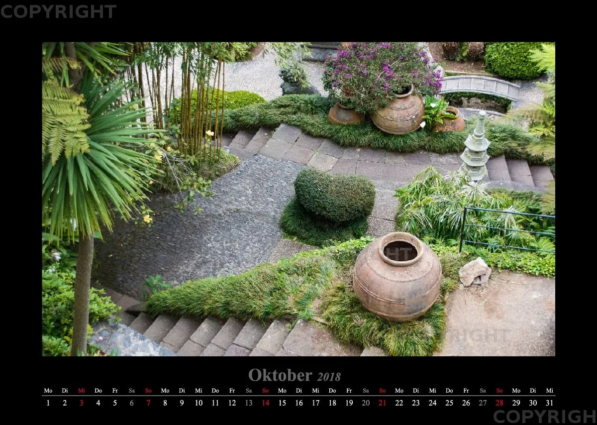 (26) Bildkalender A3 quer - Madeira 2018