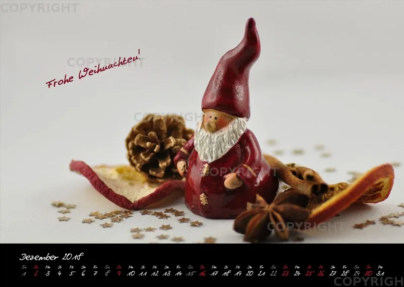 (23) Bildkalender A3 quer - Blumige Zeiten (II) 2018