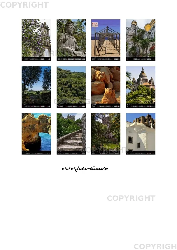 (21) Bildkalender A3 hoch - Portugal 2018