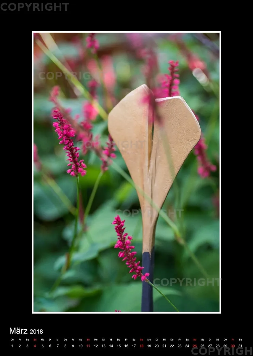 (47) Bildkalender A3 hoch - Gartenschau 2018