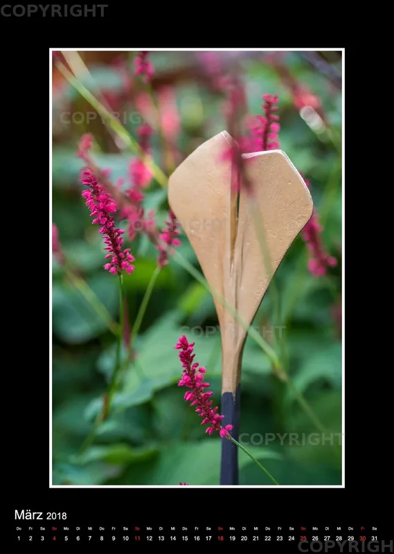 (47) Bildkalender A3 hoch - Gartenschau 2018