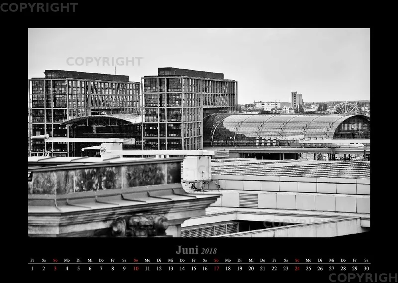 (11) Bildkalender A3 quer - Berlin 2018