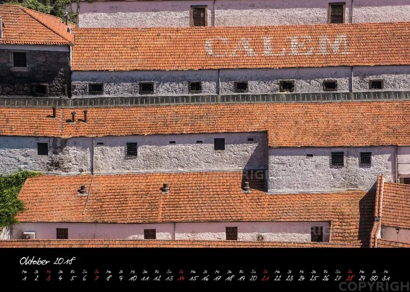 (18) Bildkalender A3 quer - Porto 2018