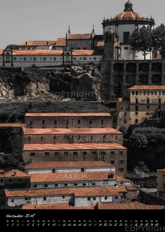 (19) Bildkalender A3 hoch - Porto 2018