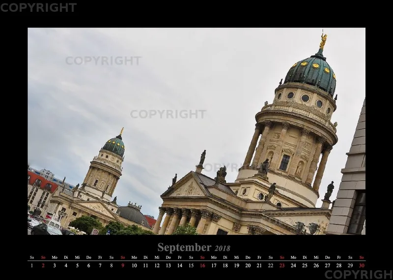 (10) Bildkalender A3 quer - Berlin 2018