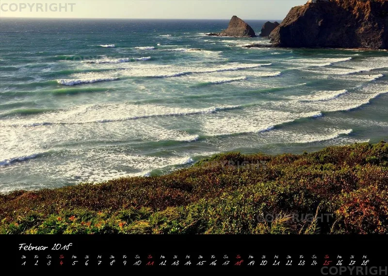(20) Bildkalender A3 quer - Portugal 2018