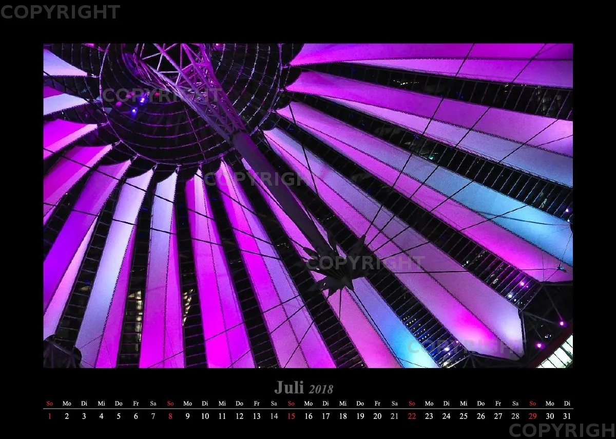 (11) Bildkalender A3 quer - Berlin 2018