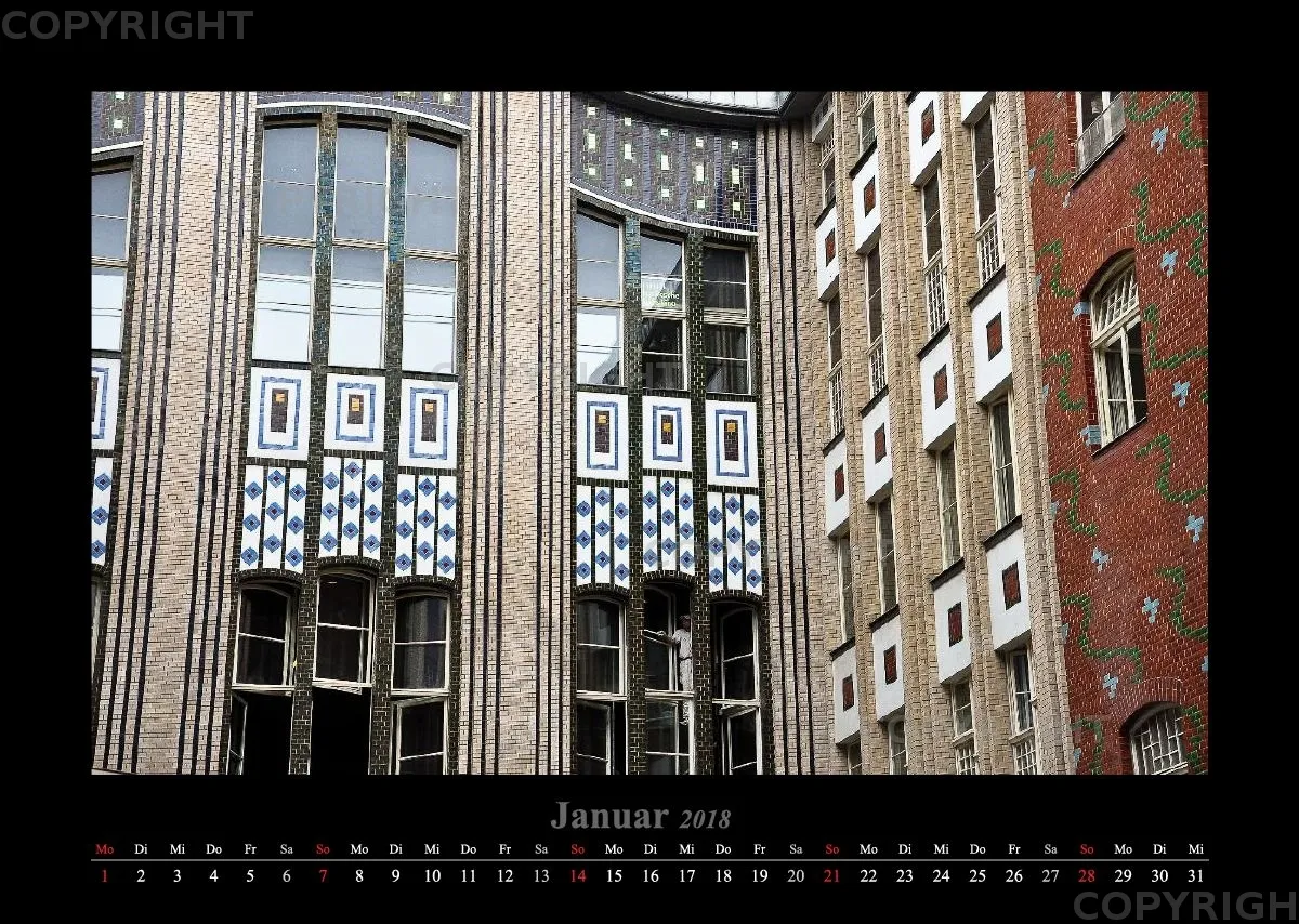 (10) Bildkalender A3 quer - Berlin 2018
