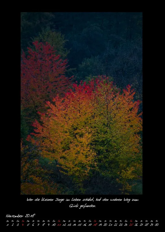 (27) Bildkalender A3 hoch - Natur im Detail 2018