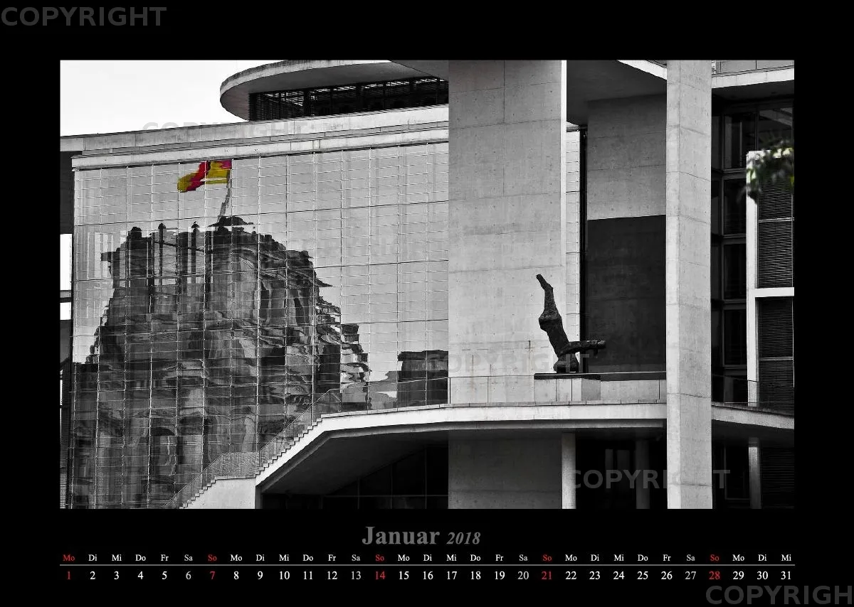 (11) Bildkalender A3 quer - Berlin 2018