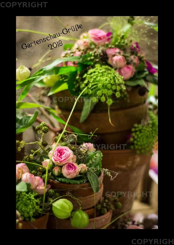(34) Bildkalender A3 hoch - Gartenschau-Grüße 2018
