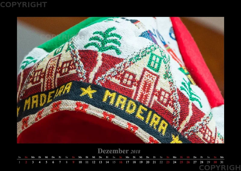 (26) Bildkalender A3 quer - Madeira 2018